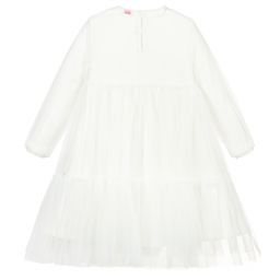 Il Gufo-Girls White Tulle Dress | Childrensalon Outlet