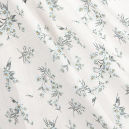 Il Gufo-Ivory Cotton Floral Blouse | Childrensalon Outlet