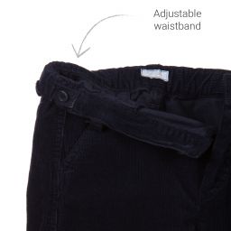 Il Gufo-Темно-синие вельветовые брюки | Childrensalon Outlet