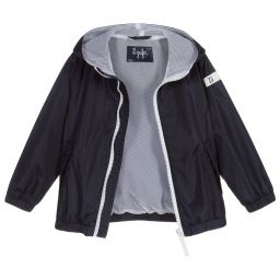 Il Gufo-Navy Blue Windbreaker Jacket | Childrensalon Outlet