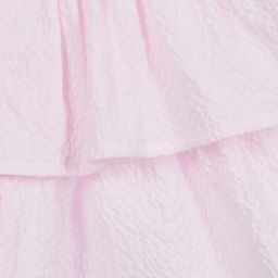 Il Gufo-Pink Cotton Tiered Blouse | Childrensalon Outlet