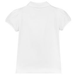 Il Gufo-Белая рубашка поло из хлопка | Childrensalon Outlet