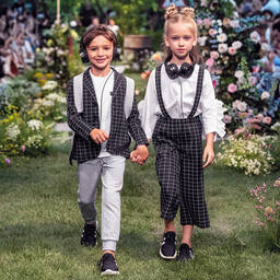 Il Gufo-بلوز قطن بوبلين لون أبيض للبنات | Childrensalon Outlet