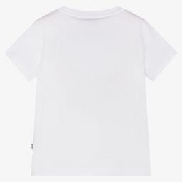 Il Gufo-White Tennis Crocodile T-Shirt | Childrensalon Outlet