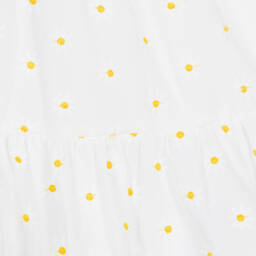 Il Gufo-Young Ladies' Daisy-Embellished Cotton Frock | Childrensalon Outlet