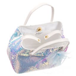 Il Trenino-Blue Sequined Bag (28cm) | Childrensalon Outlet