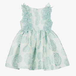 Irpa-Жаккардовое платье с голубыми розами | Childrensalon Outlet