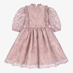 Irpa-Girls Blush Tulle Gown | Childrensalon Outlet