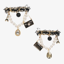 Irpa-Кремово-коричневое платье в клетку | Childrensalon Outlet