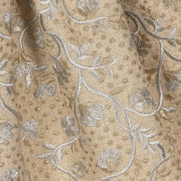 Irpa-Girls Gold Brocade Dress | Childrensalon Outlet