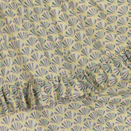 Irpa-Girls Green & Purple Print Viscose Dress | Childrensalon Outlet