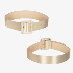 Irpa-Кремово-золотистое жаккардовое платье для девочек | Childrensalon Outlet