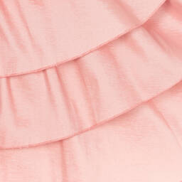 Irpa-Girls Pink Taffeta Dress | Childrensalon Outlet