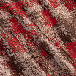 Irpa-فستان بروكاد لون أحمر وروز ذهبي | Childrensalon Outlet