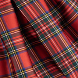 Irpa-Girls Tartan Lace Collar Dress | Childrensalon Outlet