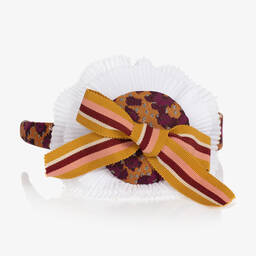 Irpa-طوق للشعر لون أحمر وبرتقالي للبنات | Childrensalon Outlet