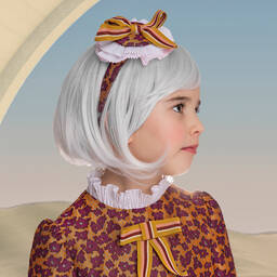 Irpa-طوق للشعر لون أحمر وبرتقالي للبنات | Childrensalon Outlet