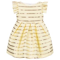 Irpa-Yellow & Gold Dress | Childrensalon Outlet