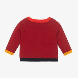 Jacadi Paris-Baby Boys Red Wool Cardigan | Childrensalon Outlet
