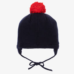 Jacadi Paris-Синяя шапка из хлопка и шерсти | Childrensalon Outlet