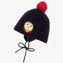 Jacadi Paris-Синяя шапка из хлопка и шерсти | Childrensalon Outlet