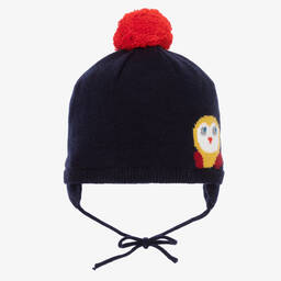 Jacadi Paris-Синяя шапка из хлопка и шерсти | Childrensalon Outlet