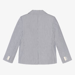 Jacadi Paris-Синий хлопковый блейзер в полоску | Childrensalon Outlet