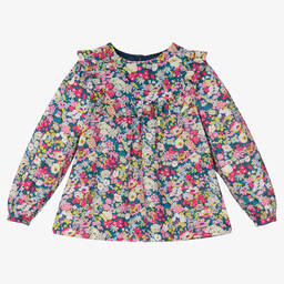 Jacadi Paris-Girls Floral Liberty Print Blouse | Childrensalon Outlet
