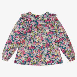 Jacadi Paris-Girls Floral Liberty Print Blouse | Childrensalon Outlet