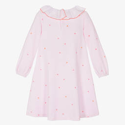 Jacadi Paris-Girls Pink Cotton Velour Nightdress | Childrensalon Outlet