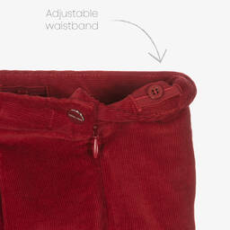 Jacadi Paris-Красные вельветовые шорты для девочек | Childrensalon Outlet