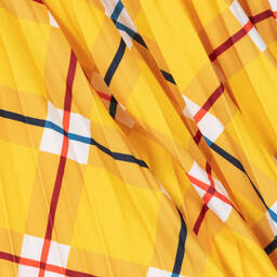 Jacadi Paris-Girls Yellow Pleated Skirt | Childrensalon Outlet