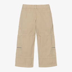 JACQUEMUS-بنطلون كارغو قطن لون بيج | Childrensalon Outlet