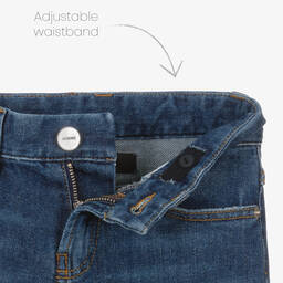 JACQUEMUS-Blue Relaxed Straight Denim Jeans | Childrensalon Outlet