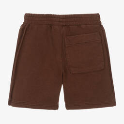 JACQUEMUS-Коричневые шорты из хлопкового трикотажа | Childrensalon Outlet
