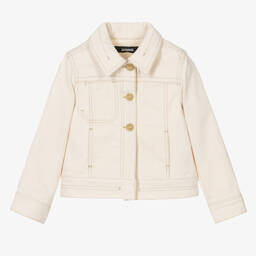 JACQUEMUS-Кремовая джинсовая куртка из хлопка | Childrensalon Outlet
