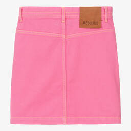 JACQUEMUS-Розовая джинсовая юбка для девочек-подростков | Childrensalon Outlet