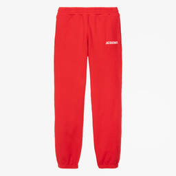JACQUEMUS-Красные джоггеры из хлопкового трикотажа для подростков | Childrensalon Outlet