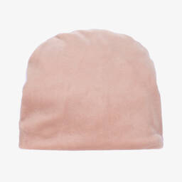 Jamiks-Baby Girls Pink Velour Turban | Childrensalon Outlet
