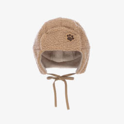 Jamiks-Boys Beige Sherpa Trapper Hat | Childrensalon Outlet