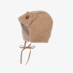 Jamiks-Boys Beige Sherpa Trapper Hat | Childrensalon Outlet