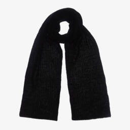 Jamiks-Boys Black Wool Blend Scarf | Childrensalon Outlet
