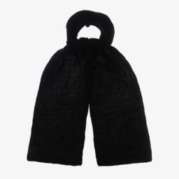 Jamiks-Boys Black Wool Blend Scarf | Childrensalon Outlet