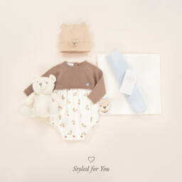 Jamiks-Boys Blue Bear Muslin Set | Childrensalon Outlet