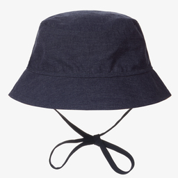 Jamiks-Boys Blue Cotton Bucket Hat | Childrensalon Outlet