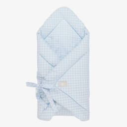 Jamiks-Голубой конверт из хлопка с геометрическим принтом (62см) | Childrensalon Outlet