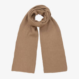 Jamiks-Boys Brown Wool Blend Scarf | Childrensalon Outlet