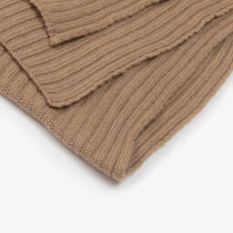 Jamiks-Boys Brown Wool Blend Scarf | Childrensalon Outlet