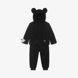 Jamiks-بدلة رياضية تيدي فليس بوكليه لون أسود للمواليد | Childrensalon Outlet