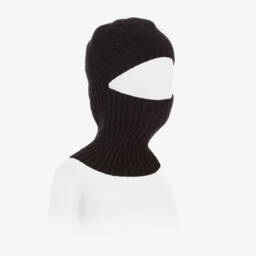 Jamiks-Boys Charcoal Wool Knit Balaclava | Childrensalon Outlet